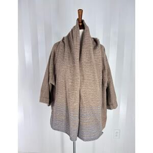 UNIVERSAL THREAD Women’s Tan/Blue Cardigan Sz OSFM